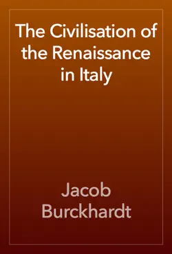the civilisation of the renaissance in italy book cover image