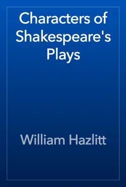 characters of shakespeare's plays book cover image