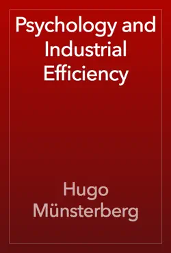 psychology and industrial efficiency book cover image