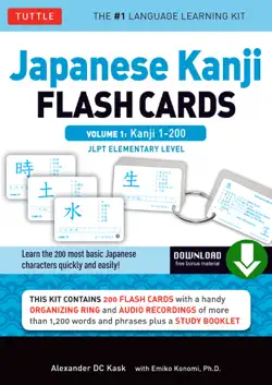 japanese kanji flash cards volume 1 book cover image
