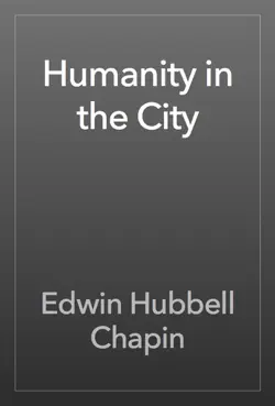 humanity in the city book cover image