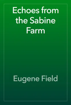 echoes from the sabine farm book cover image
