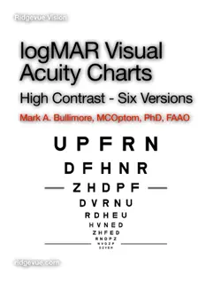 logmar visual acuity charts - six versions book cover image