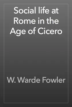 social life at rome in the age of cicero imagen de la portada del libro