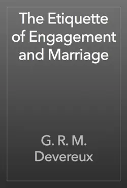 the etiquette of engagement and marriage book cover image