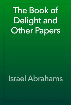 the book of delight and other papers book cover image
