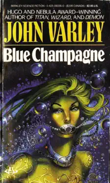 blue champagne book cover image