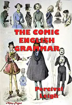 the comic english grammar book cover image