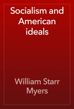 socialism and american ideals book cover image