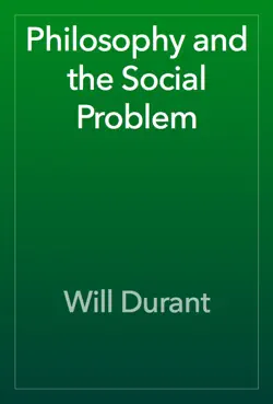 philosophy and the social problem book cover image