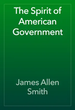 the spirit of american government book cover image