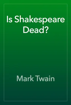 is shakespeare dead? book cover image