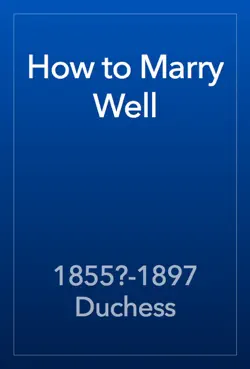 how to marry well book cover image
