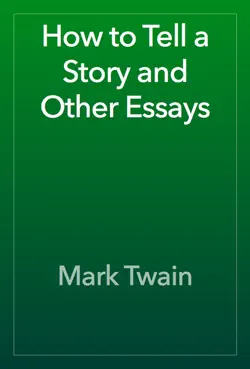 how to tell a story and other essays book cover image