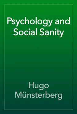psychology and social sanity book cover image
