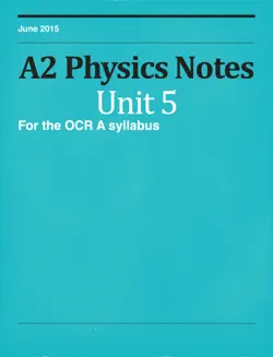 a2 level physics unit 5 revision notes book cover image
