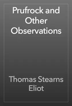 prufrock and other observations book cover image