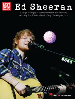 ed sheeran for easy guitar book cover image