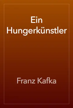 ein hungerkünstler imagen de la portada del libro