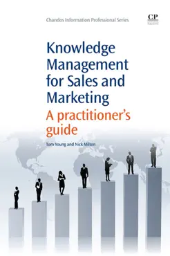 knowledge management for sales and marketing book cover image