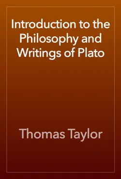 introduction to the philosophy and writings of plato book cover image