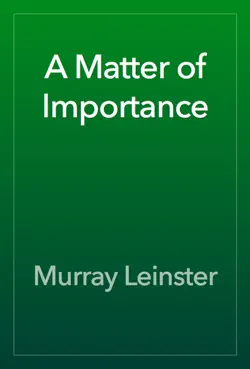 a matter of importance book cover image