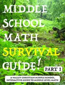 middle school math survival guide! part 1 book cover image