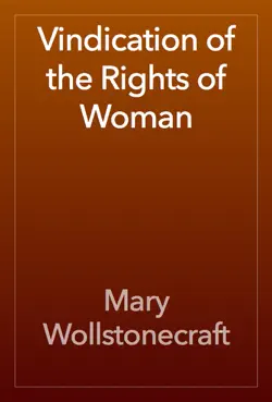 vindication of the rights of woman book cover image