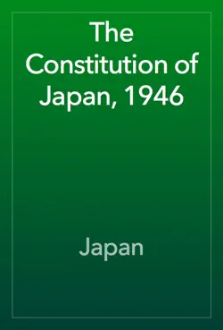 the constitution of japan, 1946 book cover image