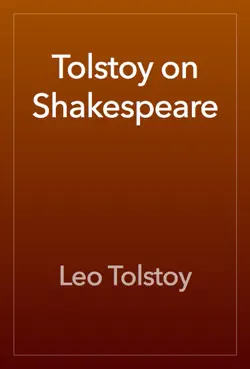 tolstoy on shakespeare book cover image