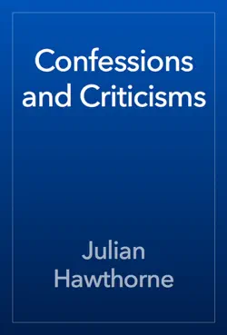 confessions and criticisms book cover image