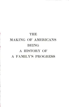 the making of americans book cover image