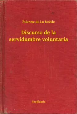 discurso de la servidumbre voluntaria book cover image