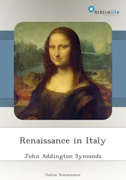 renaissance in italy book cover image