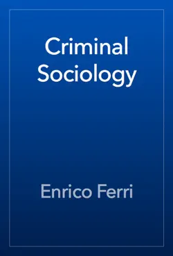 criminal sociology imagen de la portada del libro