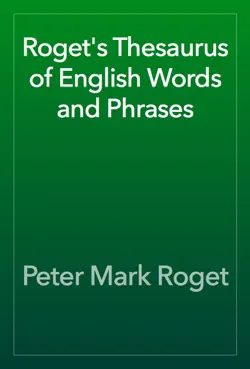 roget's thesaurus of english words and phrases book cover image