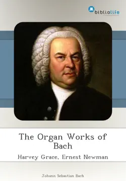 the organ works of bach imagen de la portada del libro