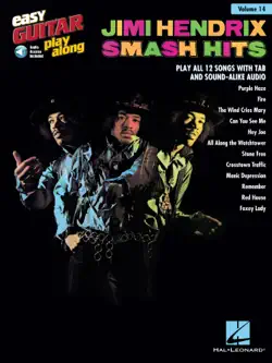 jimi hendrix - smash hits songbook book cover image