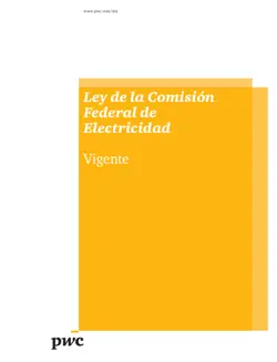 ley de la comisión federal de electricidad imagen de la portada del libro