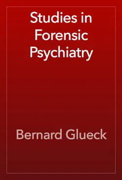studies in forensic psychiatry book cover image