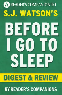 before i go to sleep by s.j. watson i digest & review book cover image