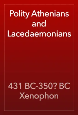 polity athenians and lacedaemonians imagen de la portada del libro
