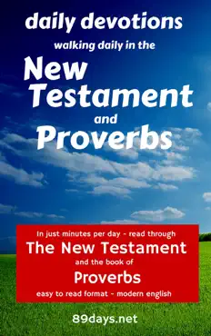 daily devotions: walking daily in the new testament and proverbs book cover image