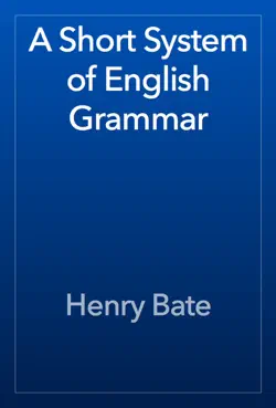 a short system of english grammar book cover image