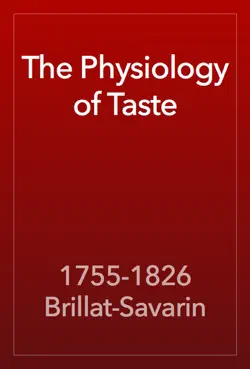 the physiology of taste imagen de la portada del libro
