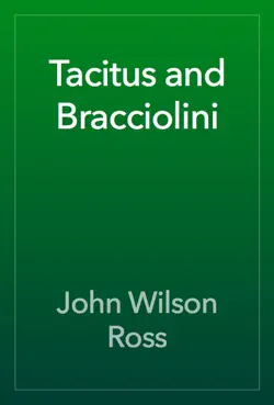 tacitus and bracciolini book cover image