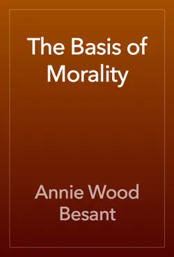 the basis of morality book cover image