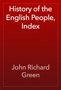history of the english people, index book cover image