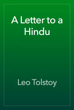 a letter to a hindu imagen de la portada del libro
