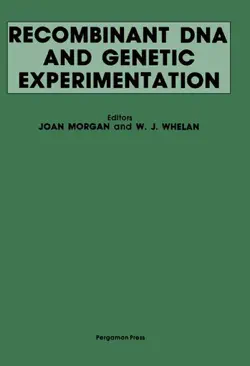 recombinant dna and genetic experimentation book cover image